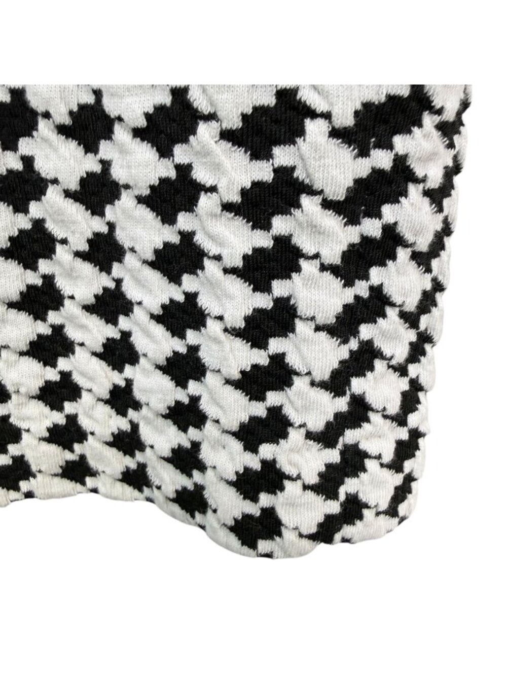 PHILOSOPHY  Pencil Skirt Medium Stretch Knee Length Black Check Career - Picture 5 of 6